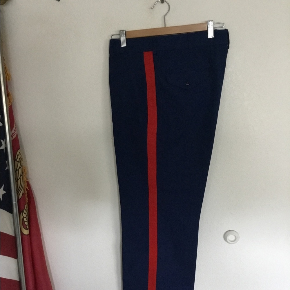 Marine corps dress blue uniform NCO trousers size 34 short excellent